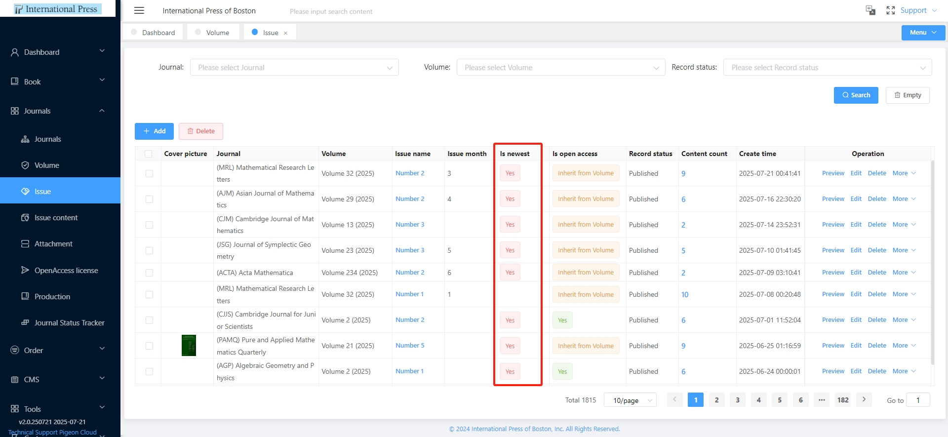 Book Module Changes